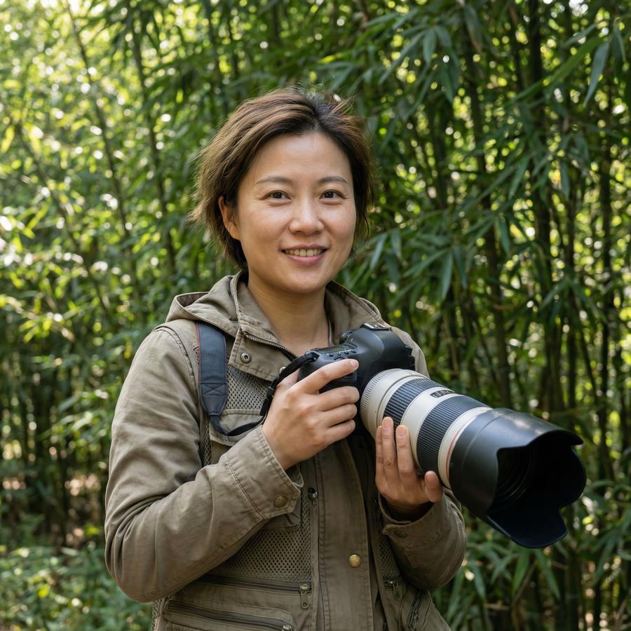 麻豆传媒动物写真专家 林晓雯 国家地理认证摄影师